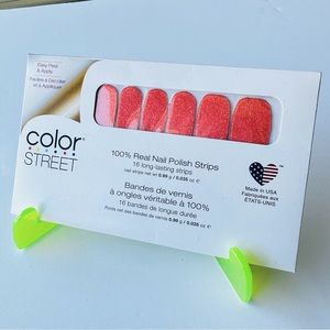 Color street You’re Corally Invited Coral with Glitter